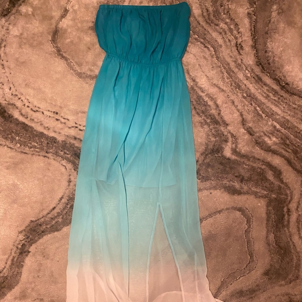 Ombre dress with slit​